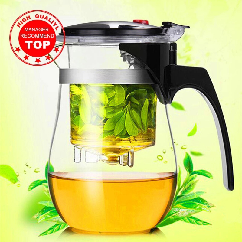 Coffee Tea Jar Set - Hochwertige hitzebeständige Glas-Teekanne, chinesisches Teegeschirr, Kung-Fu-Teeset,