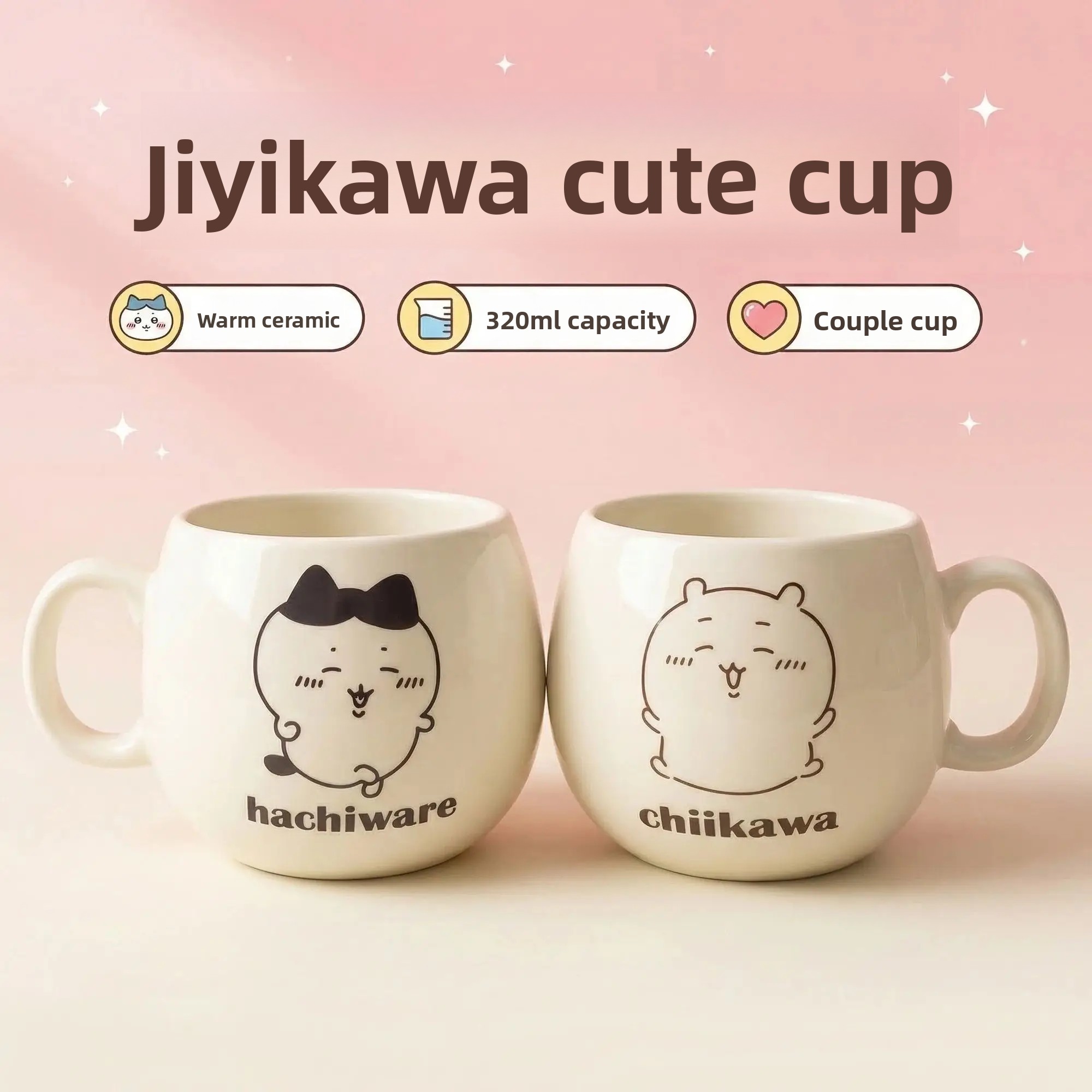 Coffee Tea Japan - Chiikawa Keramik Tee- und Kaffeetassen-Set Niedliches