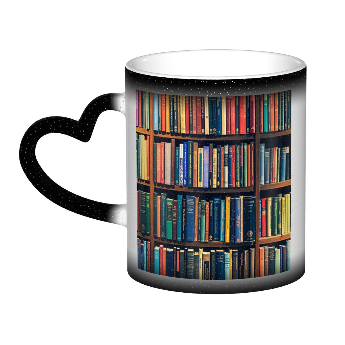 Coffee Tea Library - Bildungs- und Bibliotheks-Buchbecher, Lustige Keramik-Kaffeetassen, Teetassen,