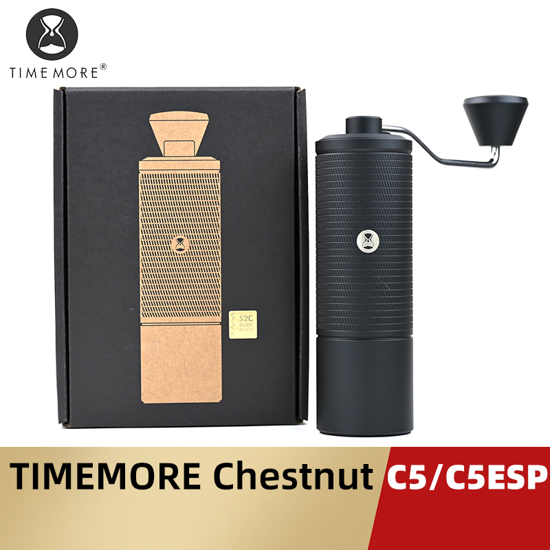Burr Hand Grinder - TIMEMORE Chestnut C5/C5ESP Manuelle Kaffeemühle, Tragbare
