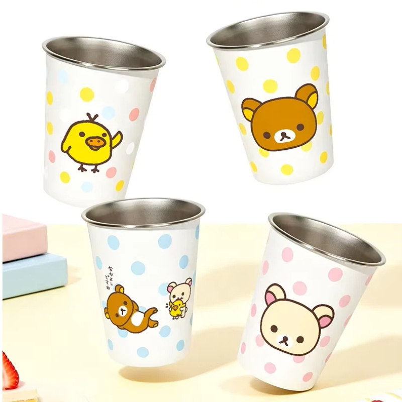 Coffee Tea Japan - Kawaii Rilakkuma Kiiroitori Edelstahlbecher Cartoon Trend