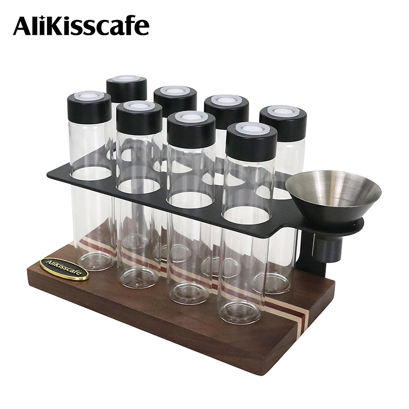 Coffee Tea Drink - Alikisscafe Kaffeebohnen Aufbewahrungsrohr Behälter Display Einzeldosis