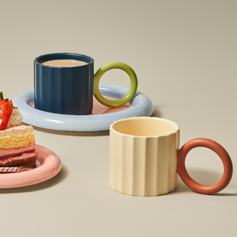 Coffee Tea Japan - Großen Griff Japanische Keramik Kaffee Becher