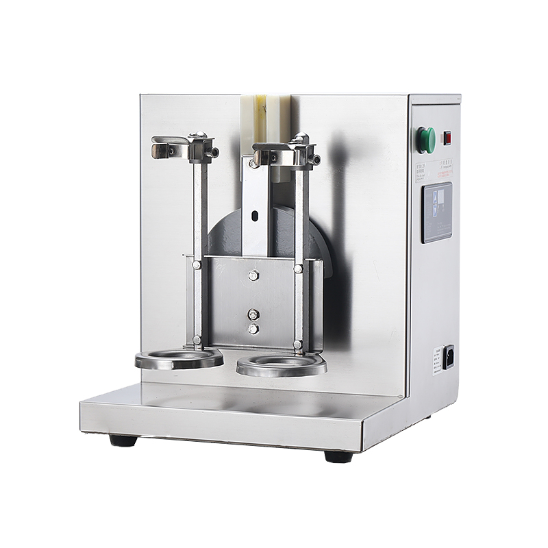 Coffee Tea Boba - Automatischer Doppelkopf-Milchtee-Shaker aus Edelstahl, Bubble-Tea-Schüttelmaschine, Fruchtsaftmixer