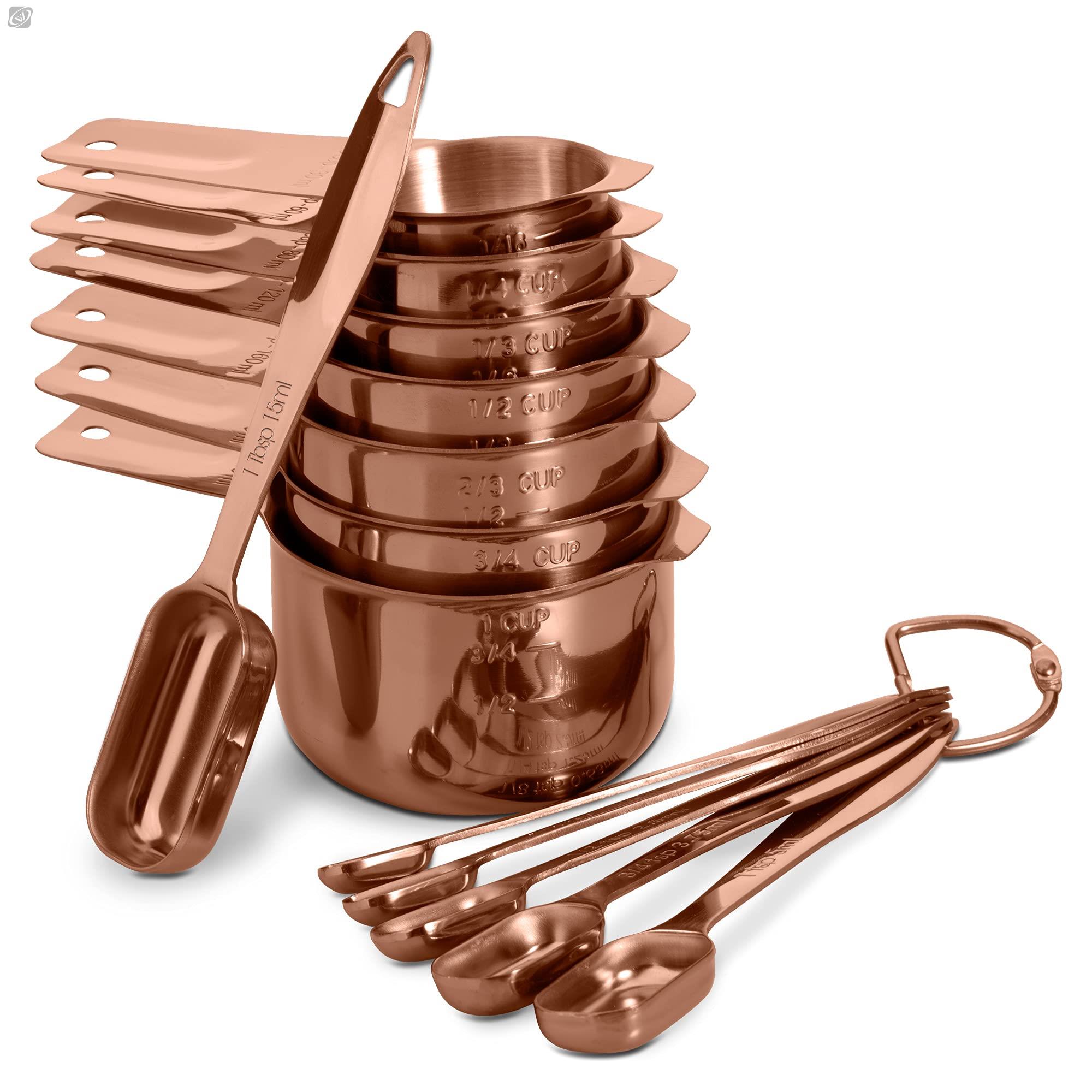 Coffee Tea Sugar Canister Set - 13 Pcs Messlöffel Set Edelstahl Kaffee