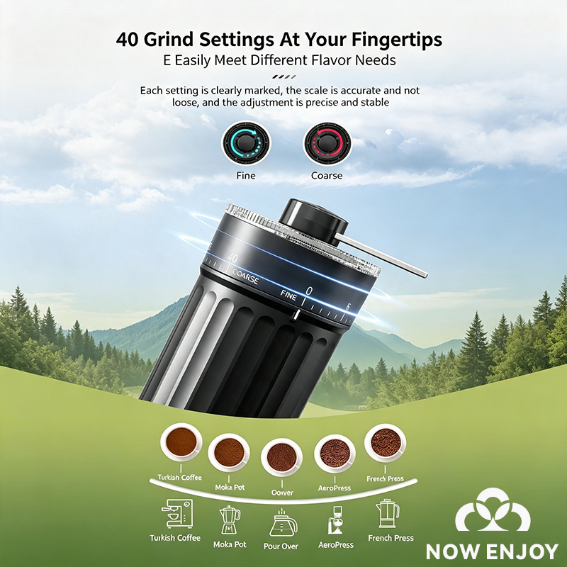GENIESSEN SIE ES JETZT: Manuel – Burr Hand Grinder Bewertung und Preis