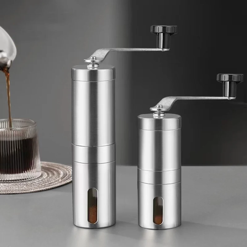 Tragbare manuelle Kaffeemühle  – Burr Hand Grinder Bewertung und Preis