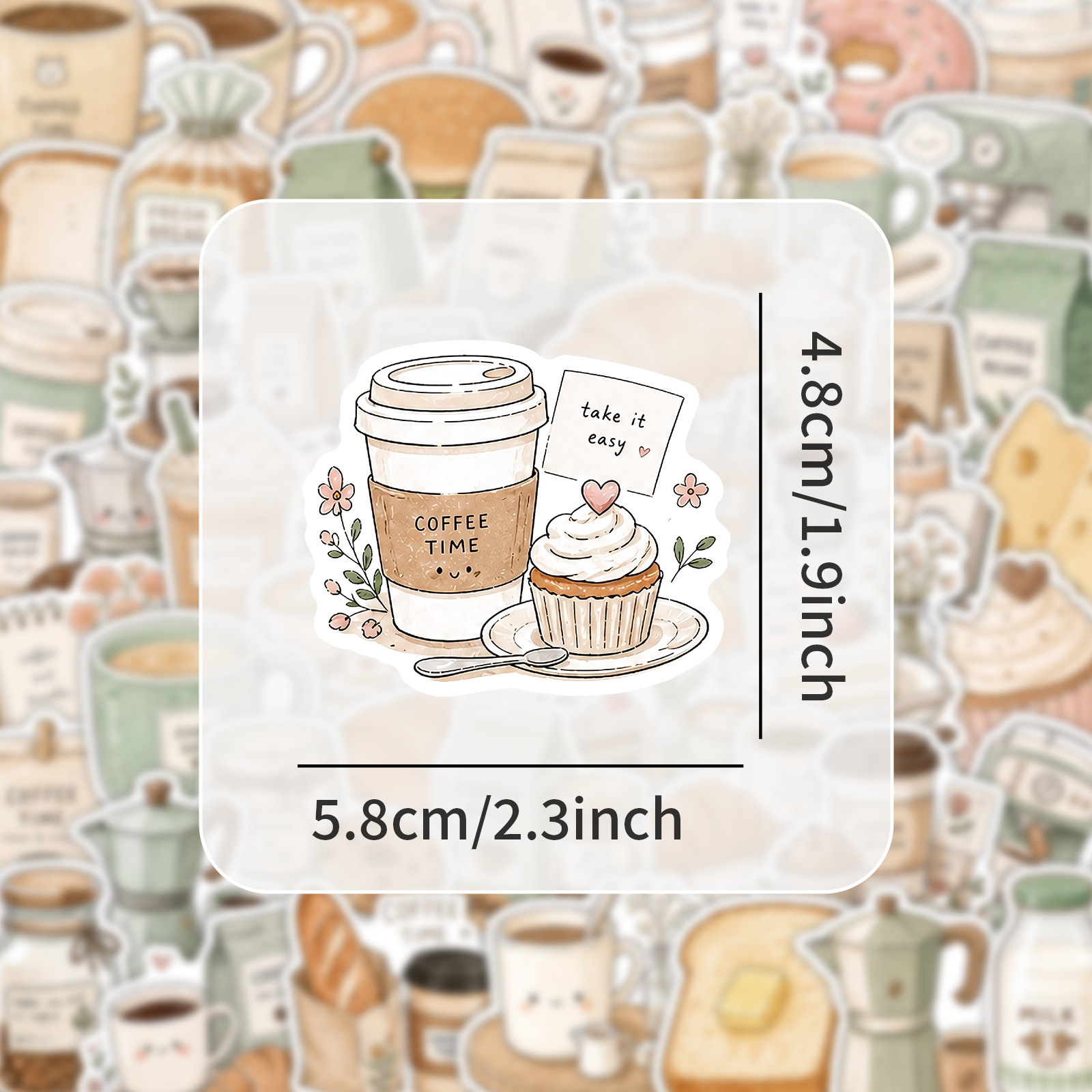 50-100 Stück Kaffeezeit-Aufkle – Coffee Tea Journal Bewertung und Preis