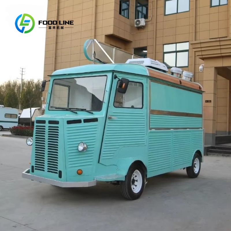 Elektrischer Retro-Imbisswagen – Coffee Tea Boba Bewertung und Preis
