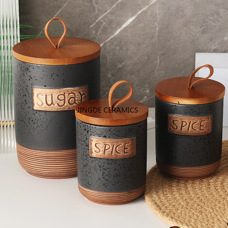 1pc Keramik versiegelt glas Ka – Coffee Tea Sugar Canister Set Bewertung und Preis