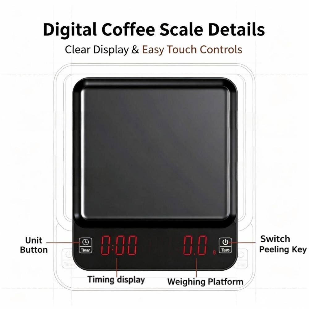 3kg/0,1g Hochpräzise Digitale  – Coffee&Tea House Opinie Bewertung und Preis