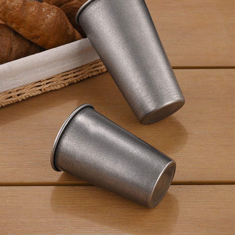 Retro Silberne Edelstahl-Trink – Coffee Tea Drink Bewertung und Preis