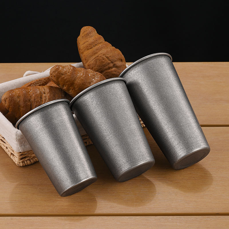 Retro Silberne Edelstahl-Trink – Coffee Tea Drink Bewertung und Preis