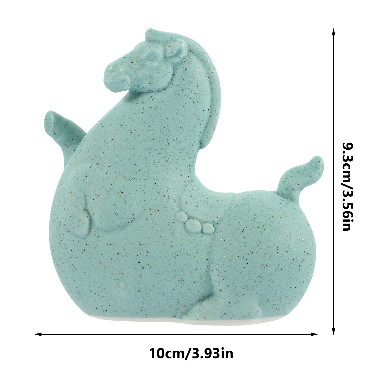 Keramik-Pferdestatue, kleine T – Coffee Tea Library Bewertung und Preis