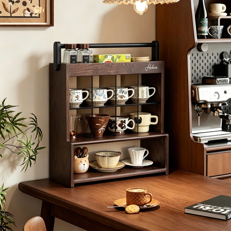 Massivholz-Displayregal für Ka – Coffee Tea Unit Bewertung und Preis