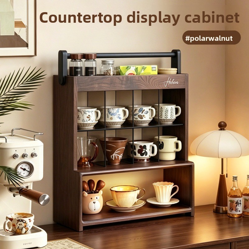 Massivholz-Displayregal für Ka – Coffee Tea Unit Bewertung und Preis