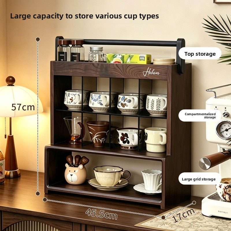 Massivholz-Displayregal für Ka – Coffee Tea Unit Bewertung und Preis