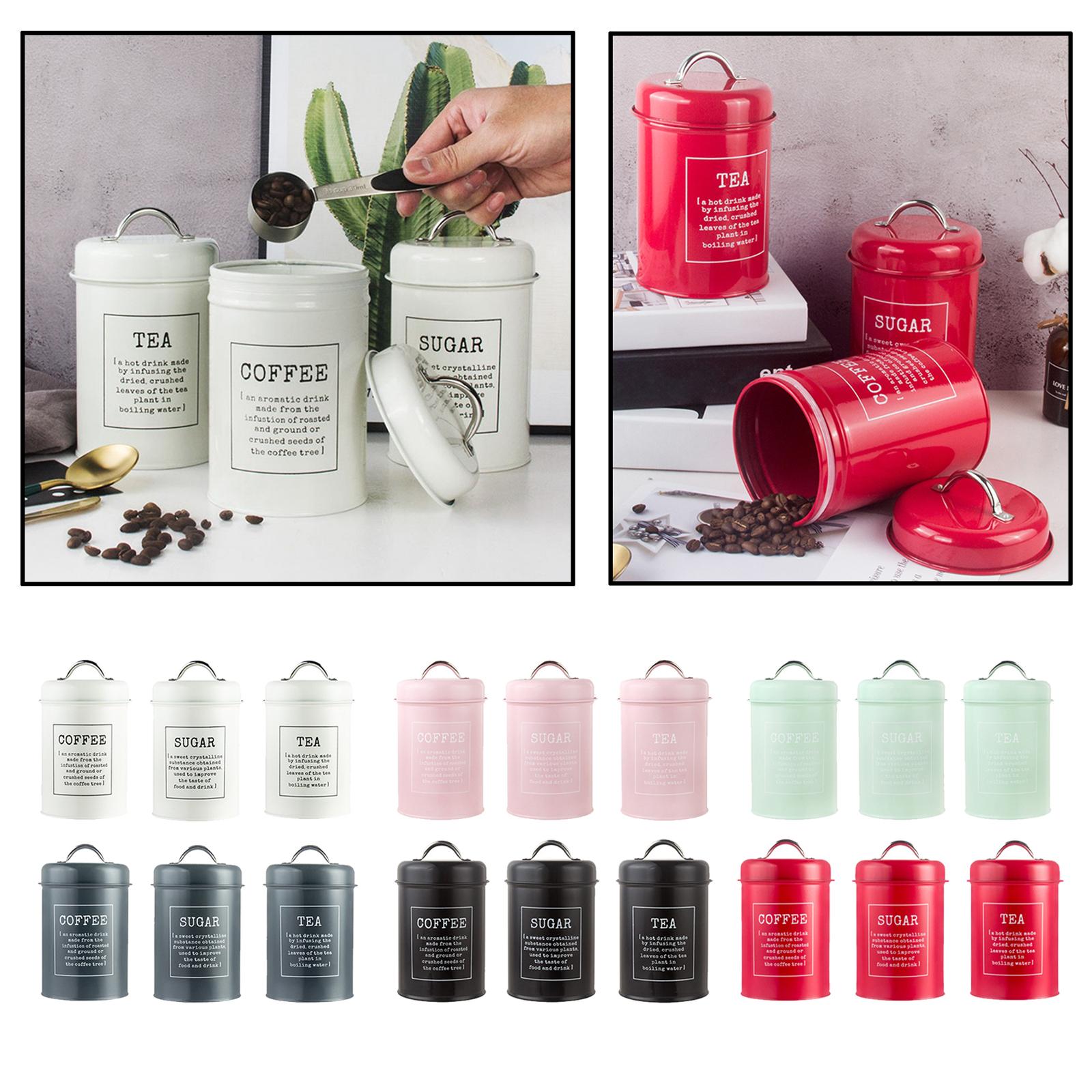 3-teiliges 1200ml luftdichtes  – Coffee Tea Jar Set Bewertung und Preis
