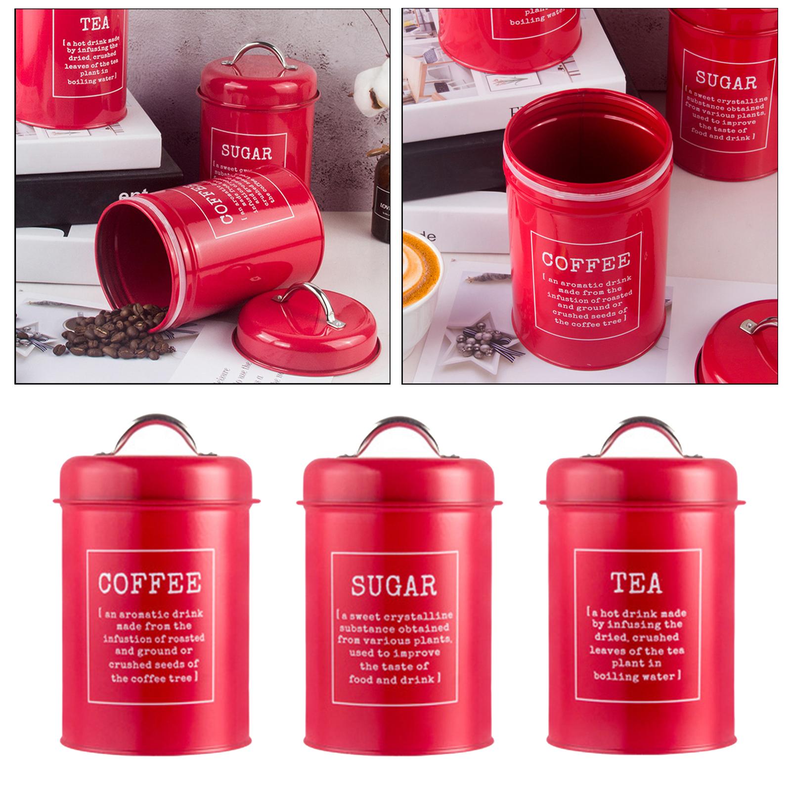 3-teiliges 1200ml luftdichtes  – Coffee Tea Jar Set Bewertung und Preis