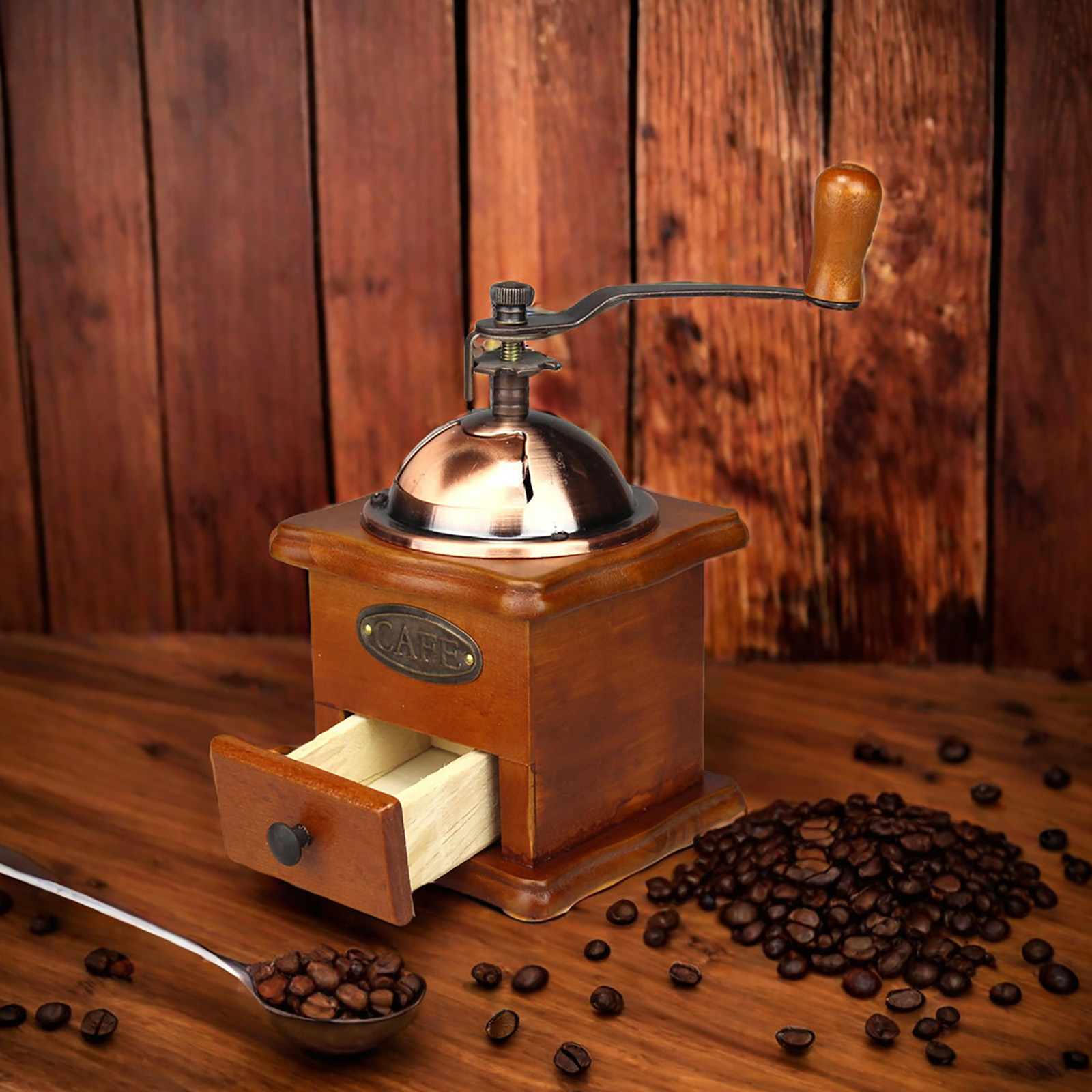 Antike manuelle Kaffeemühle Ha – Burr Hand Grinder Bewertung und Preis