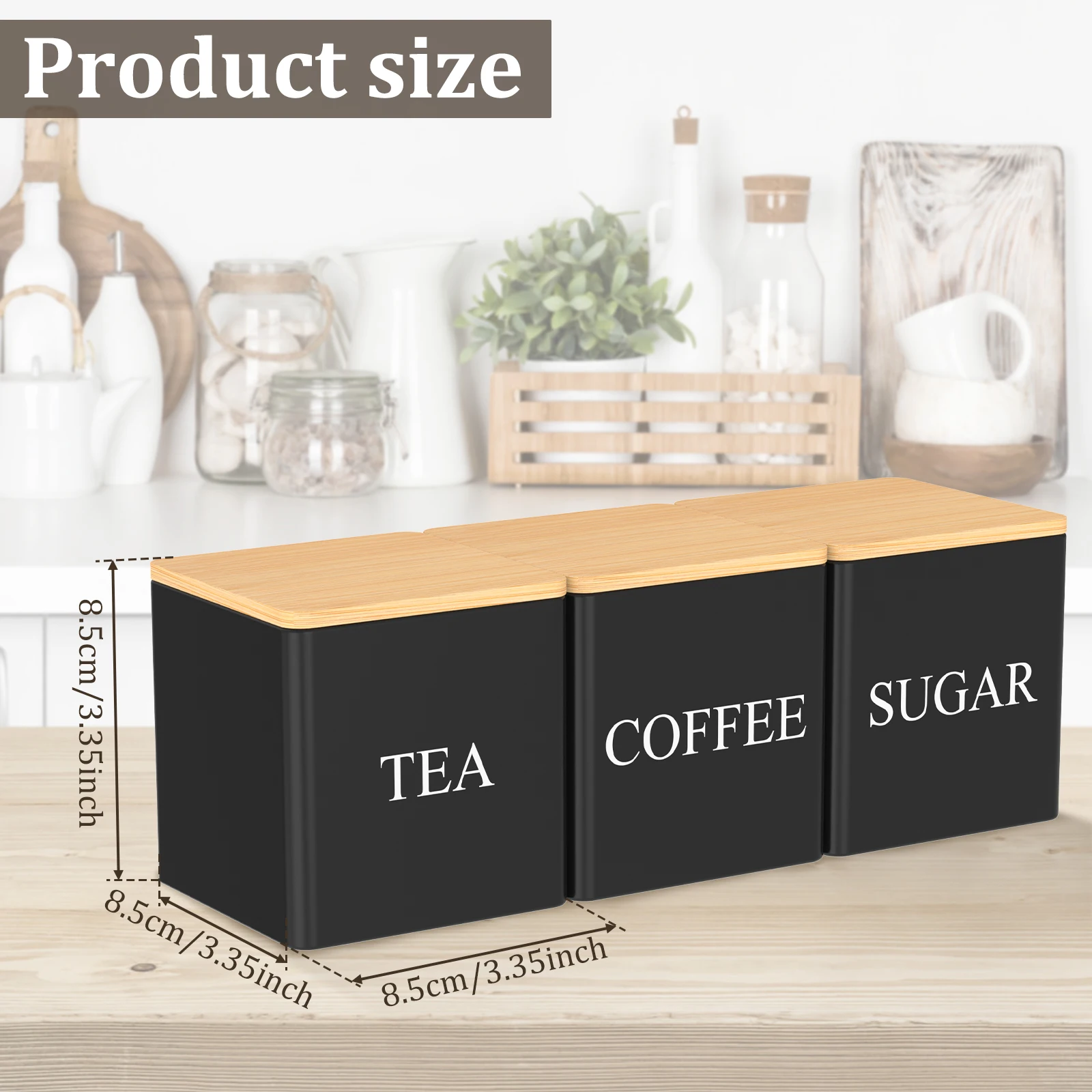 3-teiliges Set 500ml Tee-Zucke – Coffee Tea Jar Set Bewertung und Preis