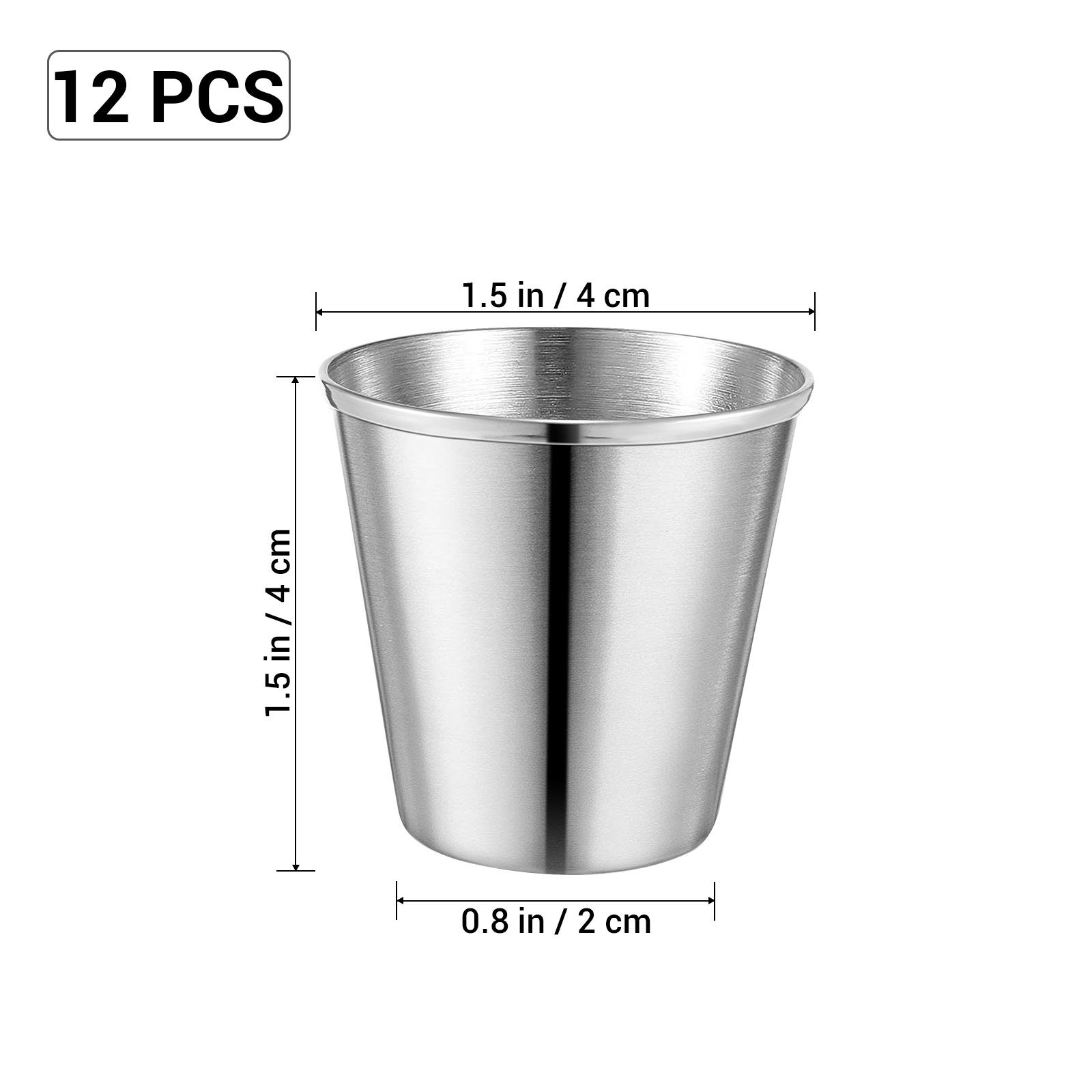 12 Stück Edelstahl-Schnapsgläs – Coffee Tea Drink Bewertung und Preis