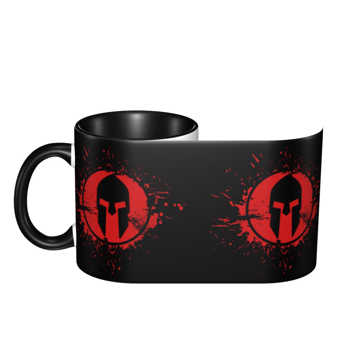 Große Kaffeetasse mit Spartan- – Coffee Tea Logo Bewertung und Preis