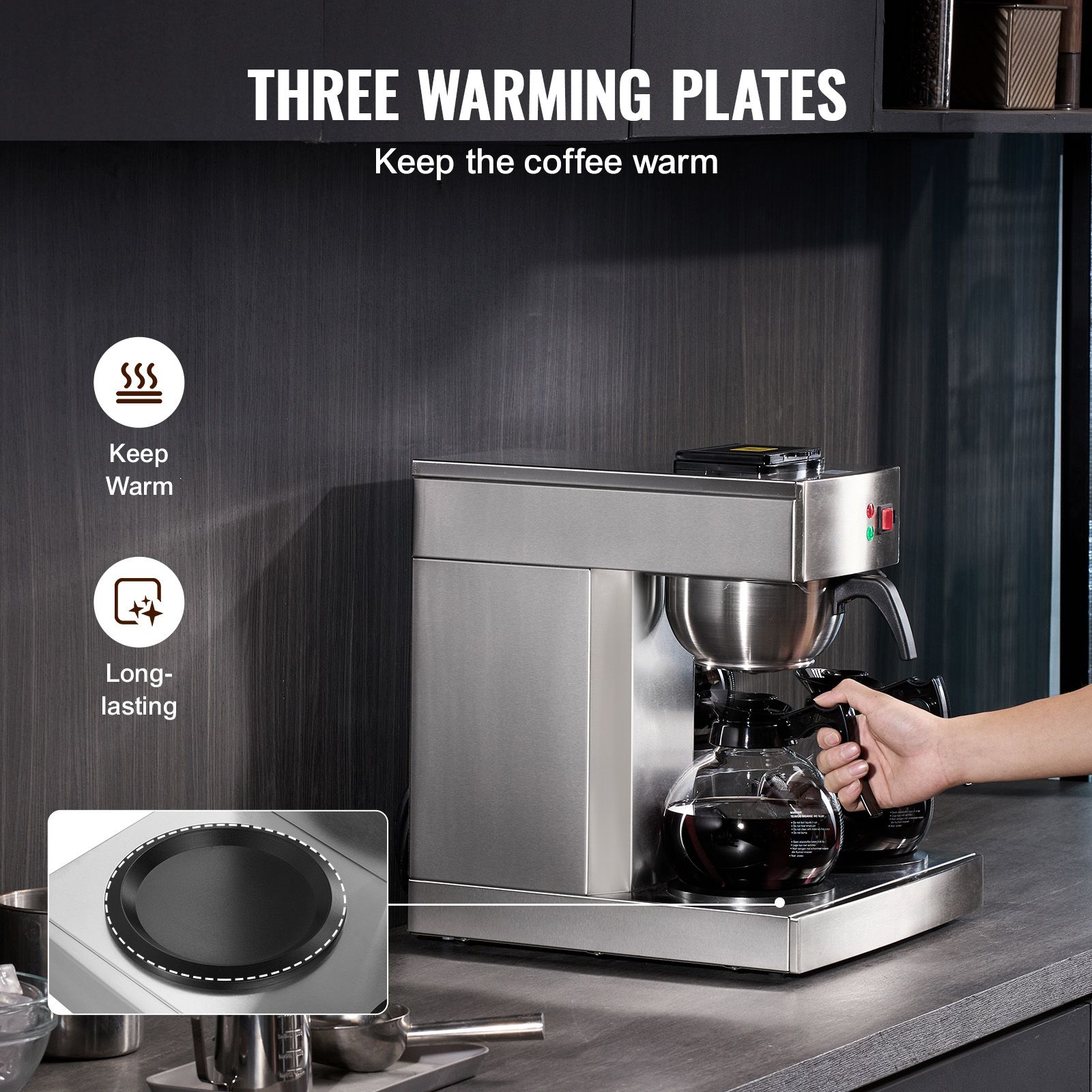 12-Tassen-Kaffeemaschine für d – Coffee&Tea House Opinie Bewertung und Preis