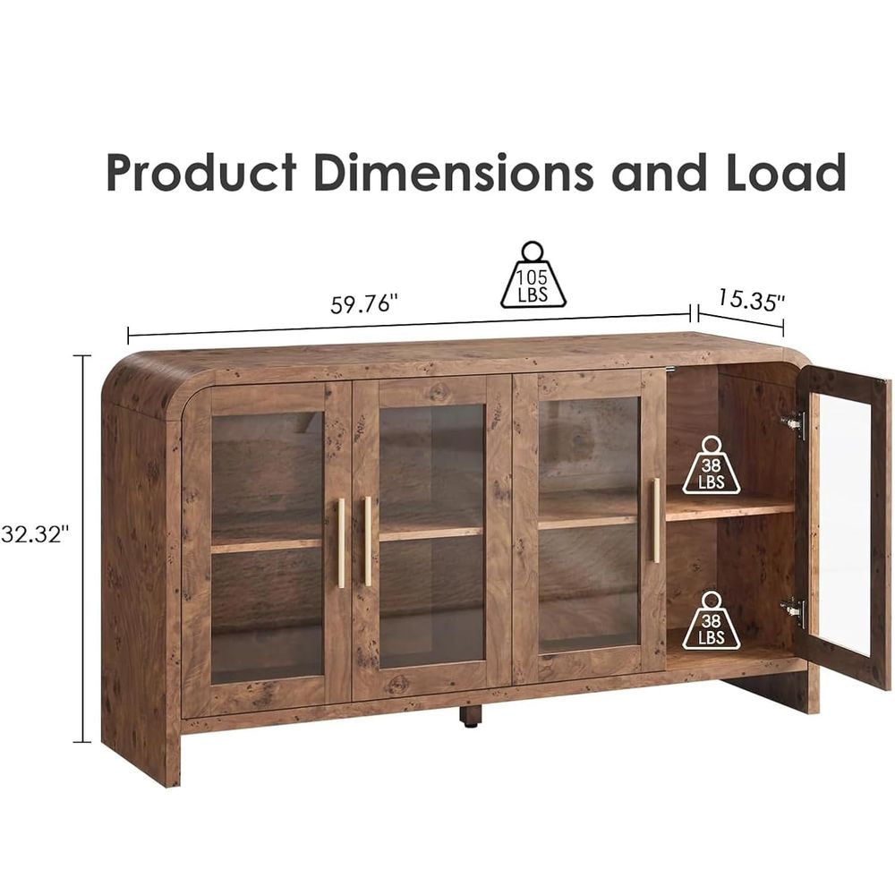 Sideboard-Buffetschrank mit St – Coffee&Tea House Opinie Bewertung und Preis