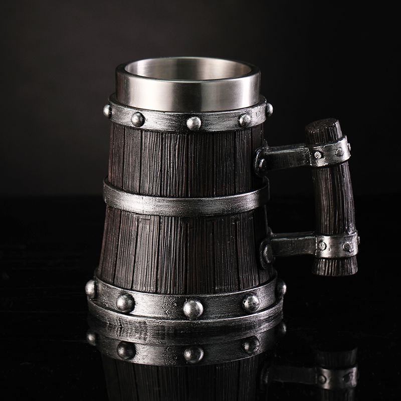 Holzmaserung Bierglas Harz Ede – Coffee Tea Drink Bewertung und Preis