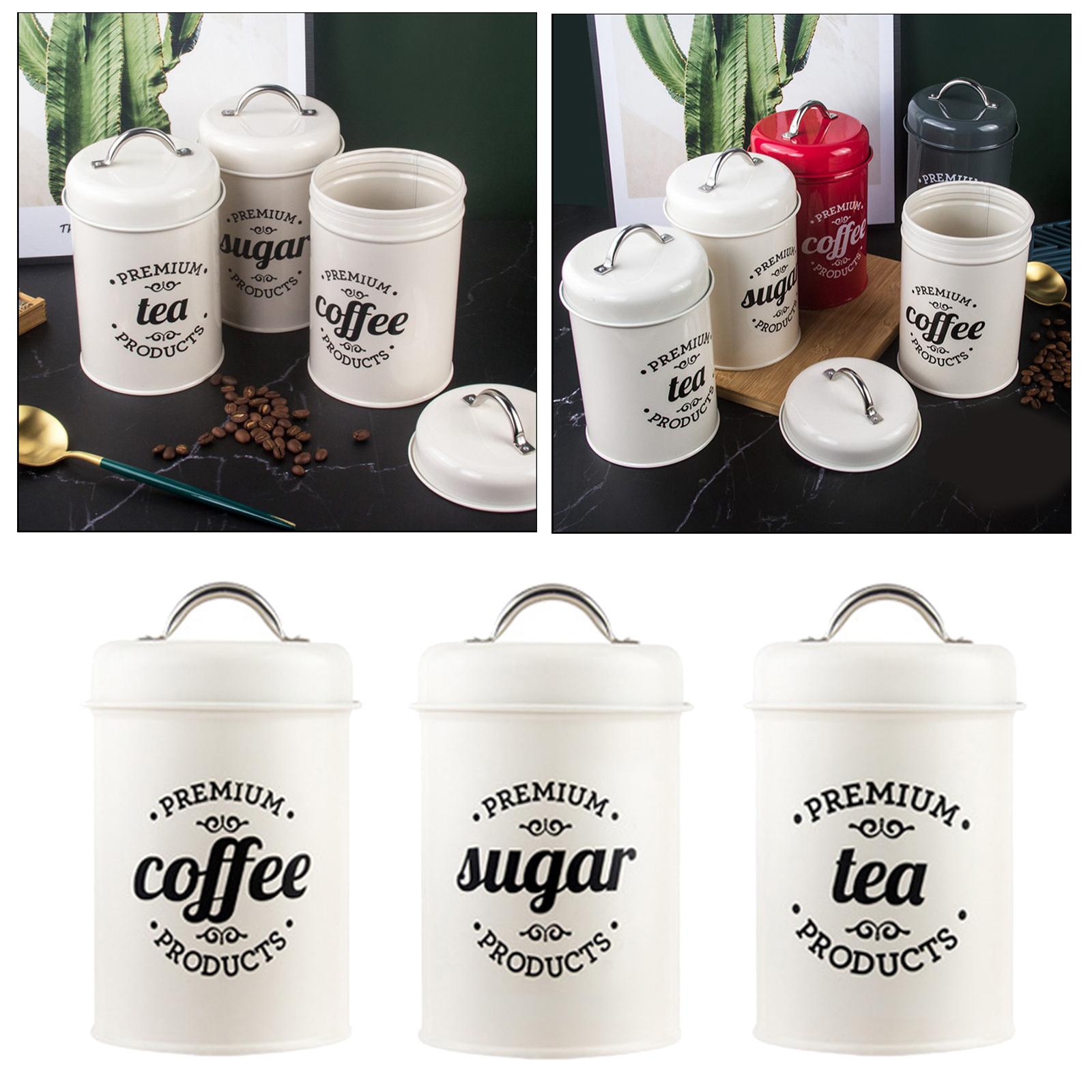 Metall-Küchenbehälter-Set Kaff – Coffee Tea Jar Set Bewertung und Preis
