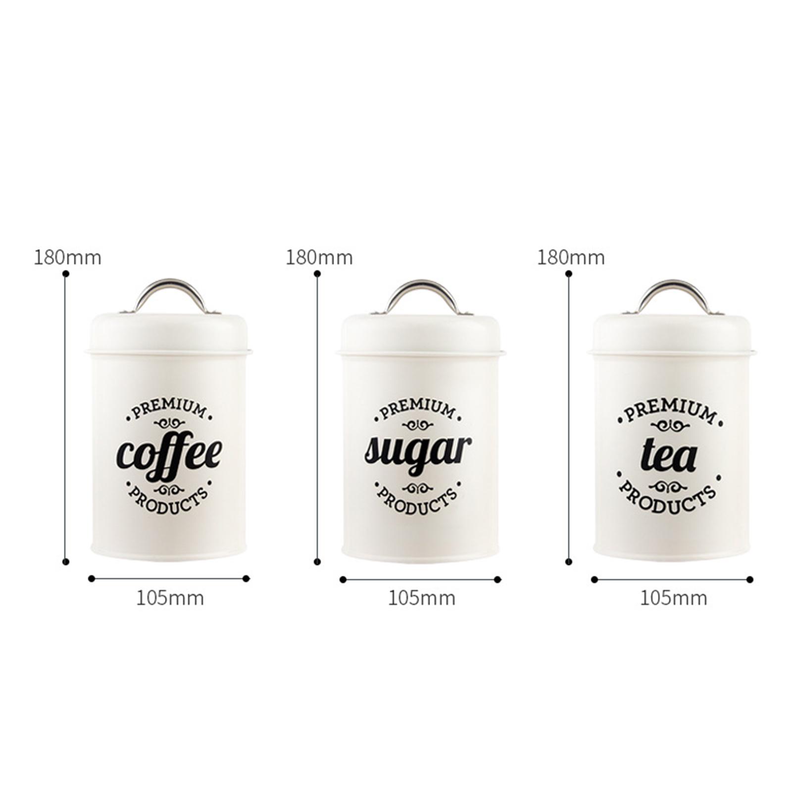 Metall-Küchenbehälter-Set Kaff – Coffee Tea Jar Set Bewertung und Preis