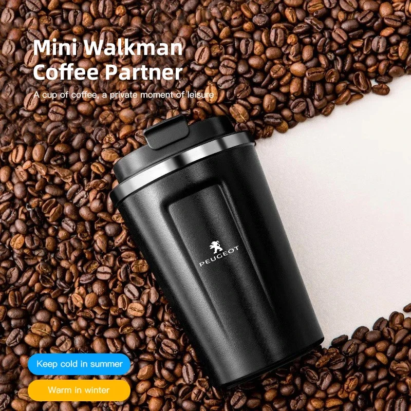 Auto-Kaffeebecher, Thermoisoli – Coffee Tea Logo Bewertung und Preis