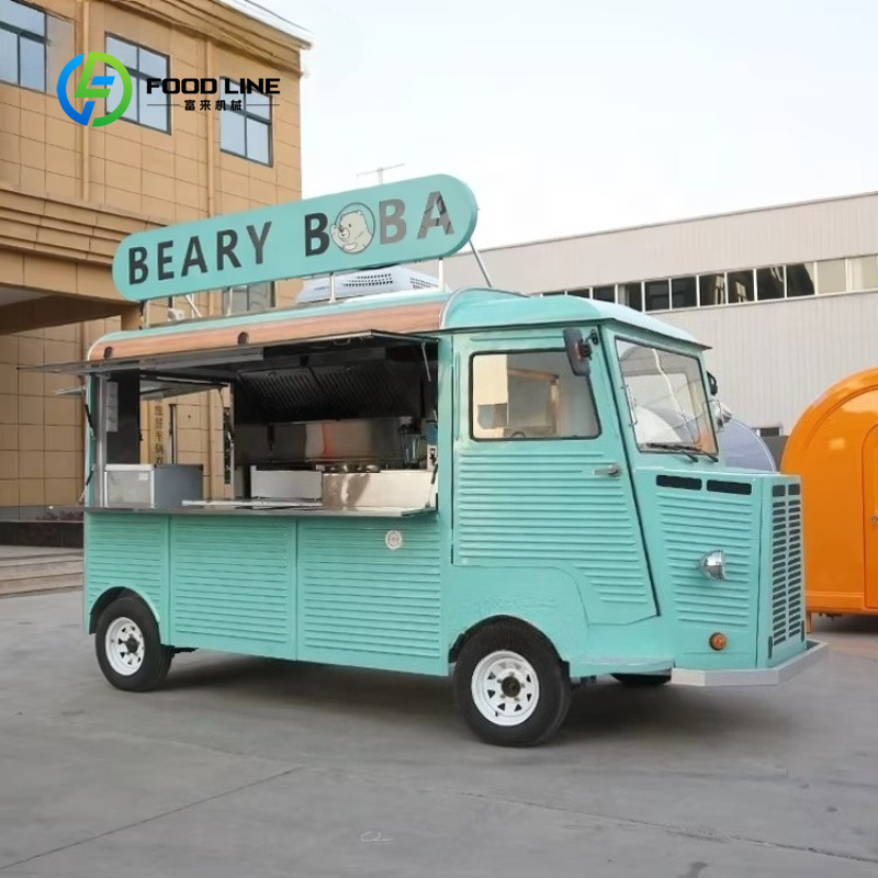 Elektrischer mobiler Imbisswag – Coffee Tea Boba Bewertung und Preis